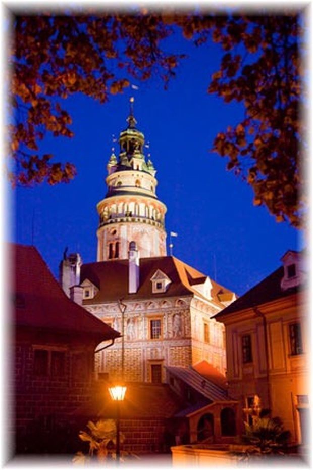 捷克克魯姆洛夫古堡。 捷克克魯姆洛夫古堡。