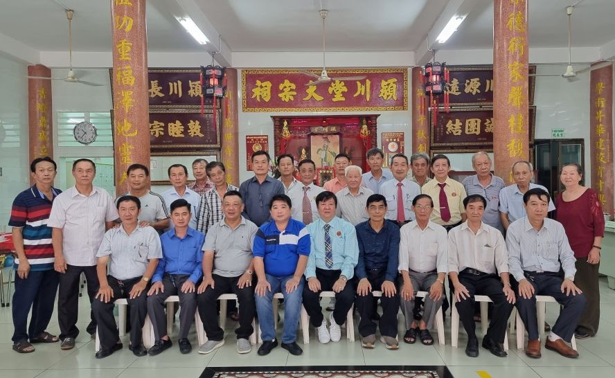 颍川堂陈姚胡虞田大宗祠秋季祭祖仪式一瞥。