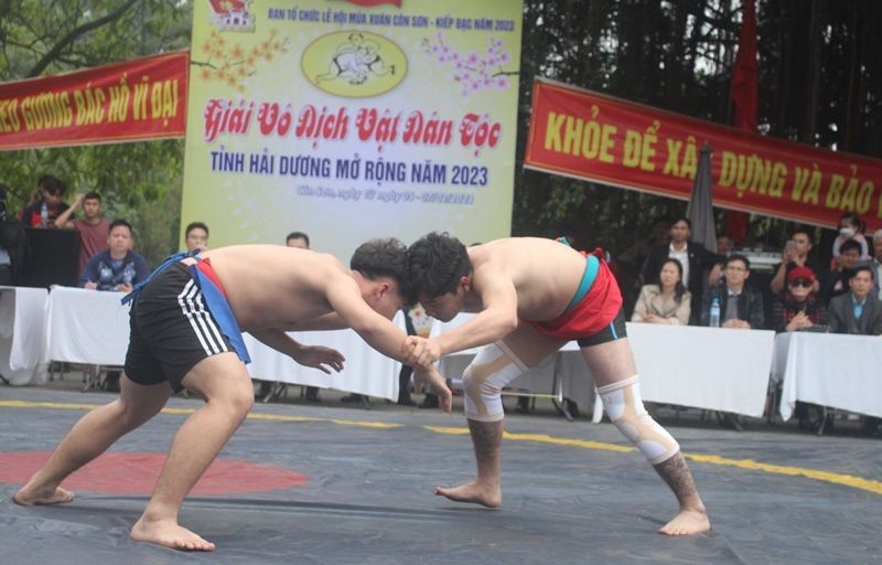 两名运动员比赛。（图：互联网）