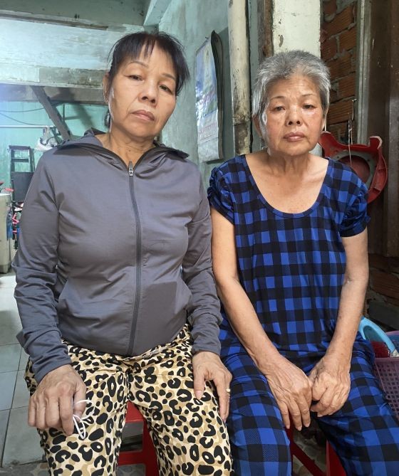 朱贵华(右)和朱美华两姐妹。