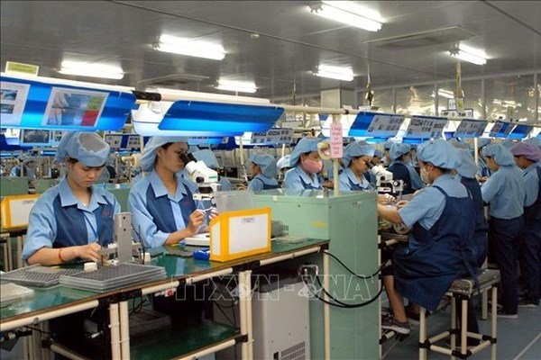 本市制定多项措施与企业渡过难关。(图:越通社)