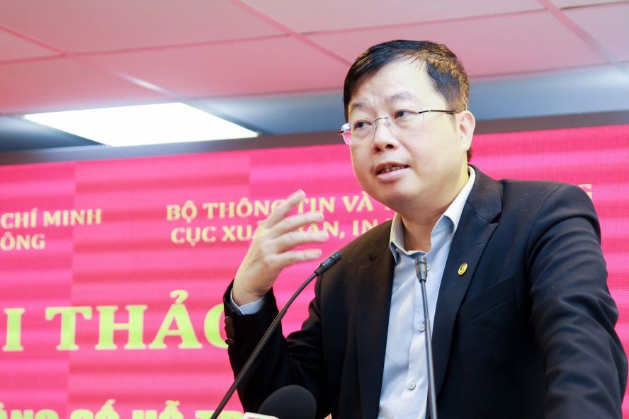新闻与传播部副部长阮青霖在会议上致辞。(图:清陈)