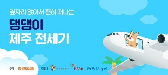 “携宠包机旅行”产品宣传图。(图:韩国观光公社)