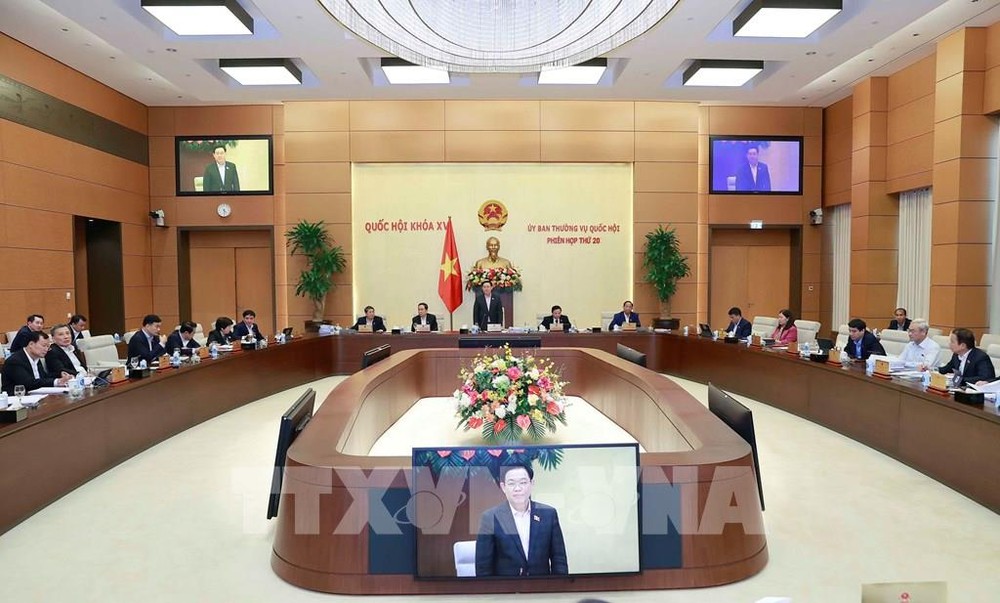 图为国会常委会第二十次会议现场。（图：越通社）