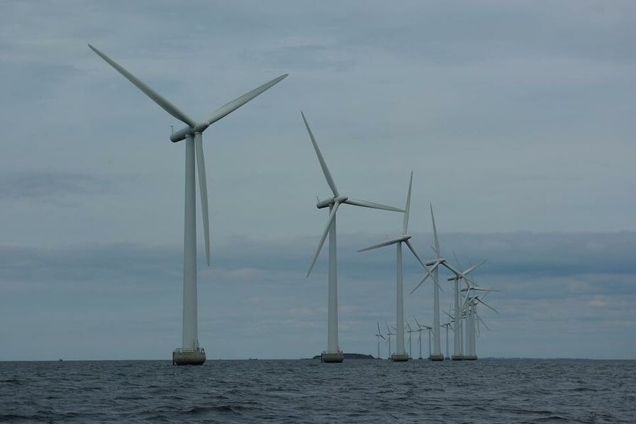 海上风电场。（示意图：互联网）