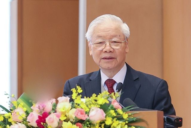 党中央总书记阮富仲。(图:越通社)