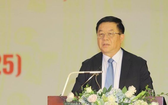 中央宣教部长阮仲义发表会议结论和指导意见。(图:辉煌)