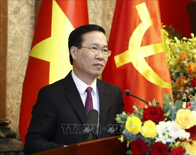 国家主席武文赏。(图:越通社)