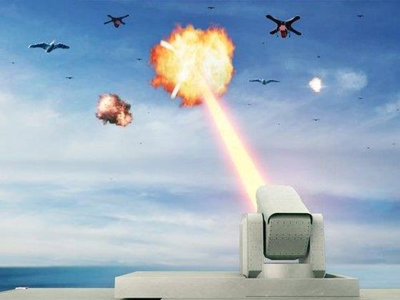 激光武器示意图。(图:韩华集团)