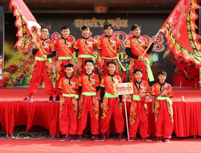 本市少儿传统南狮联欢比赛发动