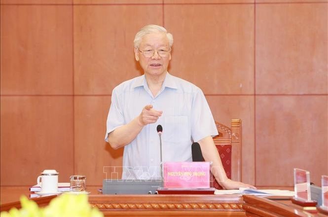党中央总书记阮富仲。(图:越通社)