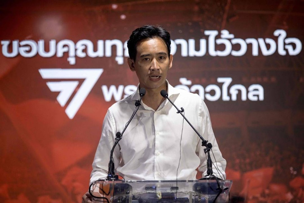 皮塔宣布远进党在此次选举中获胜。(图:互联网)