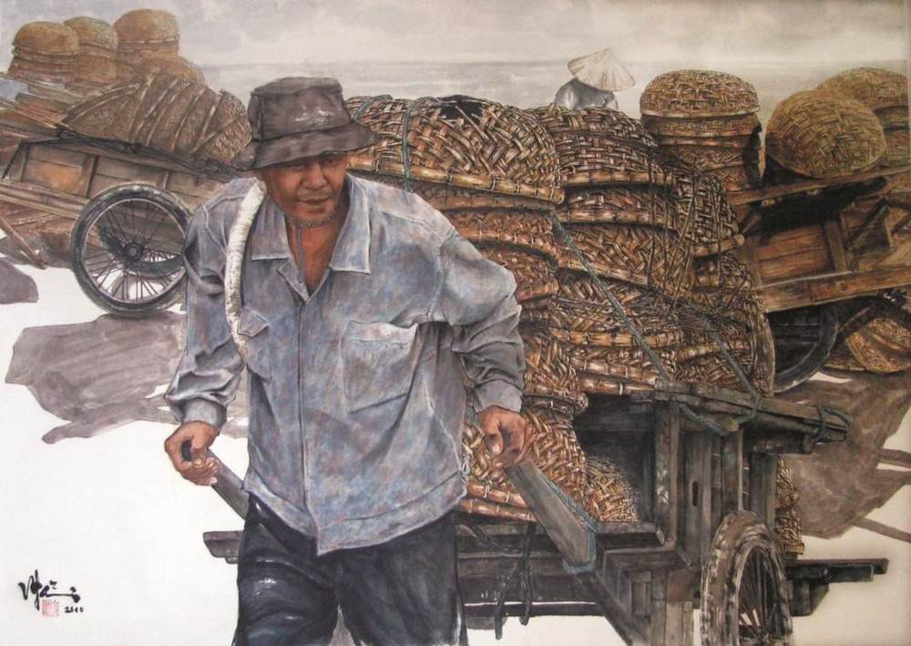 幸福 陈文海 画