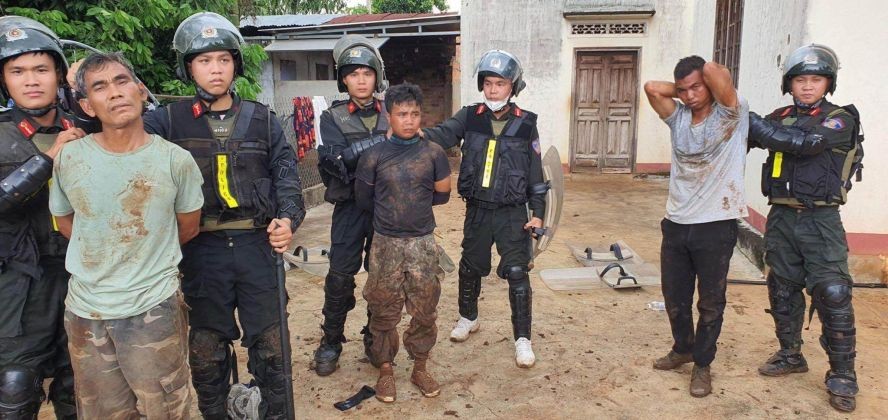 被捕的3名歹徒。（图：警方提供）