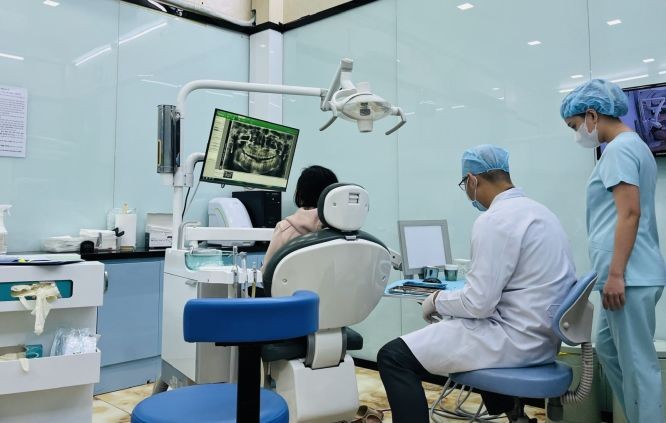 本市一高科技的牙科诊所。（图：黄雪）