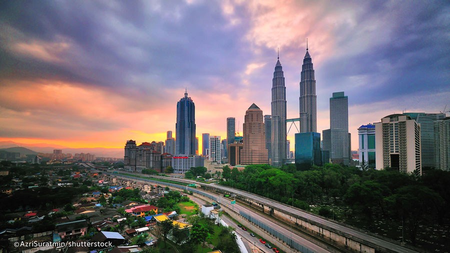 马来西亚首都吉隆坡一景。(图:Shutterstock)