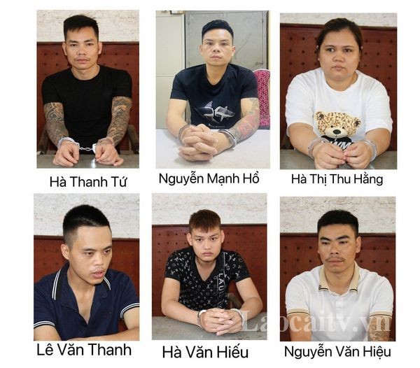被抓获的嫌犯。(图:laocaitv.vn)
