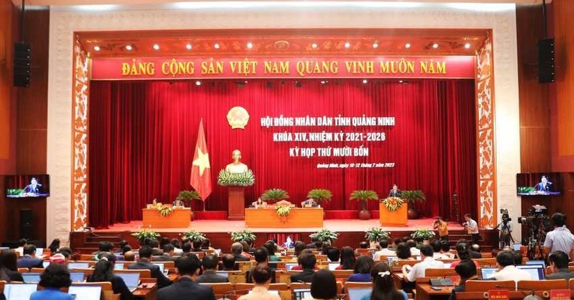 2021-2026年任期第十四届广宁省人民议会第十四次会议现场一隅。(图:广宁电子报)