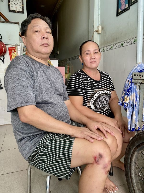 陈志辉和妻子薛玉玲。