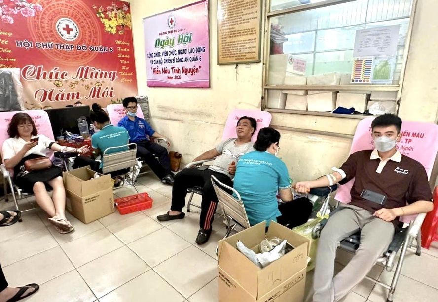 109人参加志愿捐血。