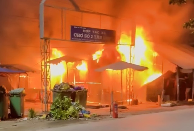 火警现场。（图：南隆）