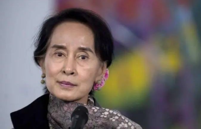 缅甸原国务资政昂山素姬。(图:互联网)