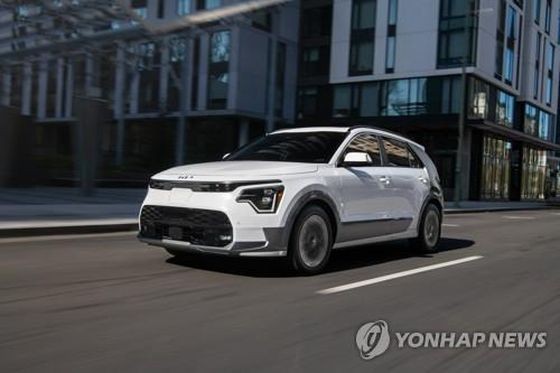 起亚Niro 现代汽车。(图:韩联社)