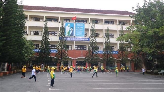 大勒市征女王小学一景。（图：越通社）