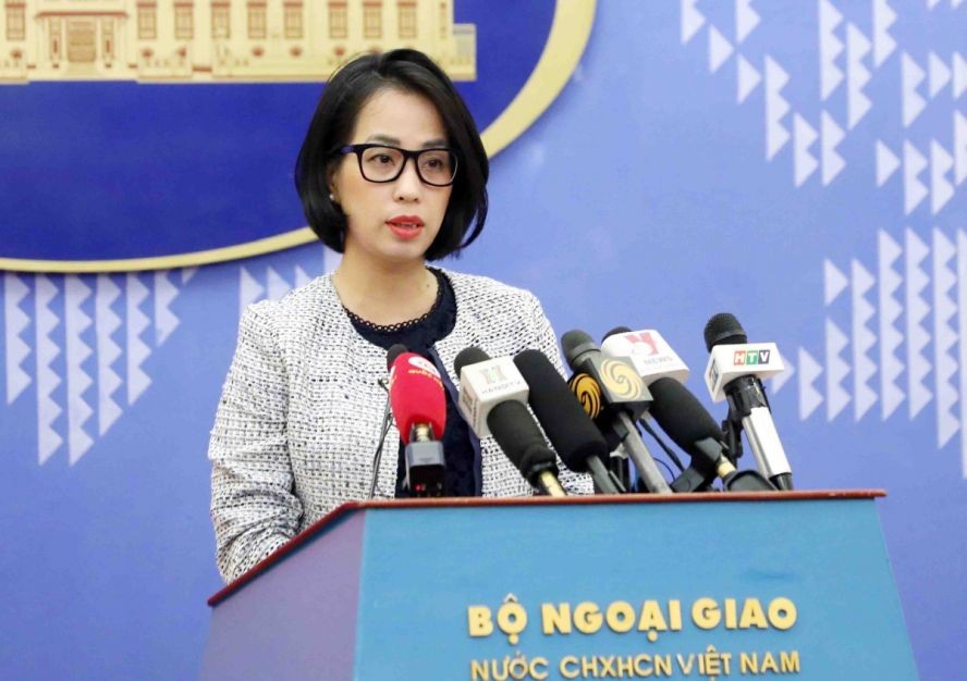 外交部发言人范秋姮。(图:VOV)