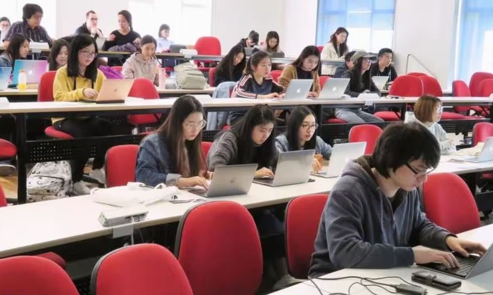 国际学生在墨尔本大学上课。(图:AAP)