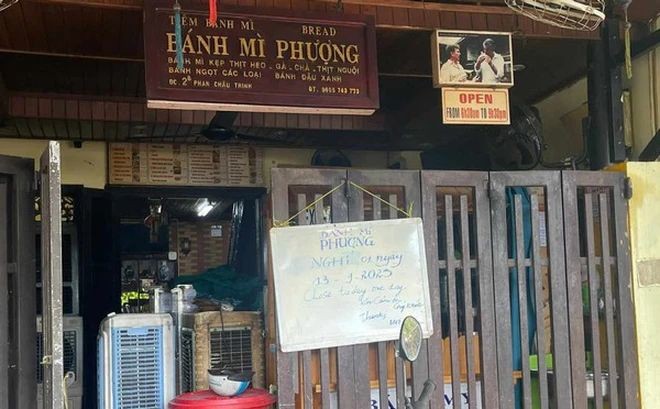 凤面包店挂牌暂停营业。(图:互联网)