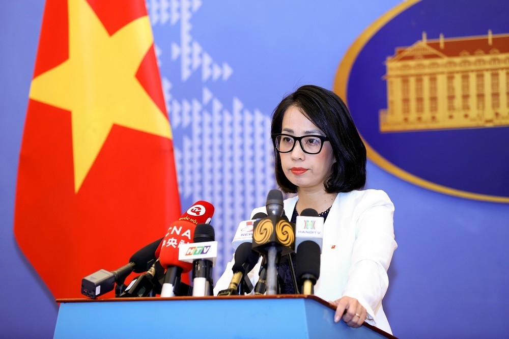 外交部发言人范秋姮。(图:云英)