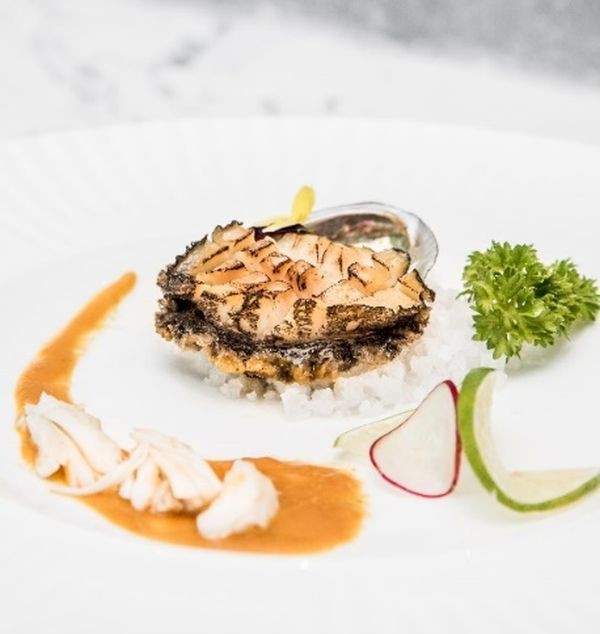 法国牛肝菌蟹肉鲜鲍鱼