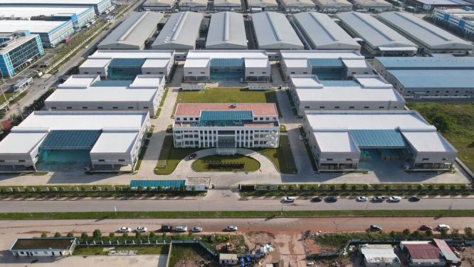 位于北江省光州工业园的富士康工厂。(图:KBC)