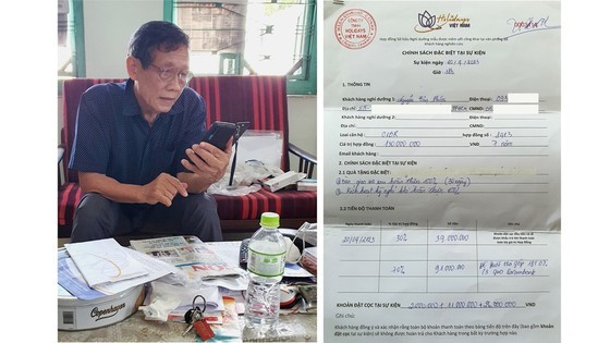 阮文福大伯和被骗签署的“事件特别政策”文件。
