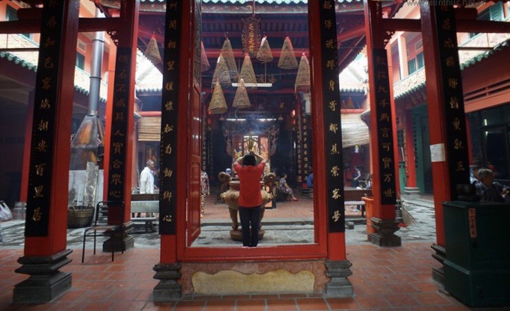 三山会馆古老建筑。 三山会馆古老建筑。