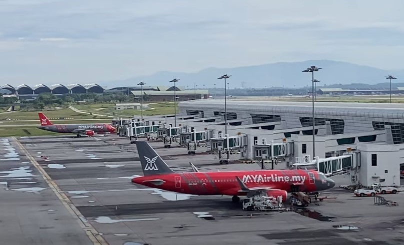 MYAirline航空公司客机。（图：互联网）