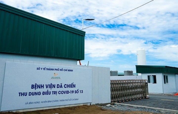 位于平政县平兴乡的13号野战医院。（图：红燕）