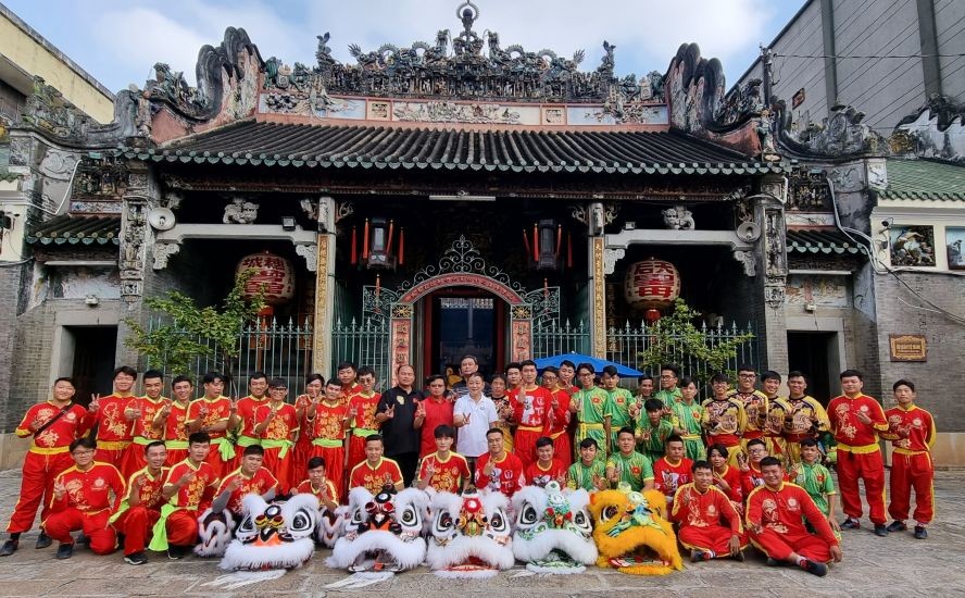 为全国各龙狮俱乐部锦标赛作准备