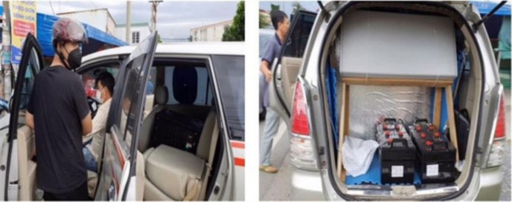 被当场抓获的诈骗歹徒及行骗工具BTS。(图:无线电频道局)