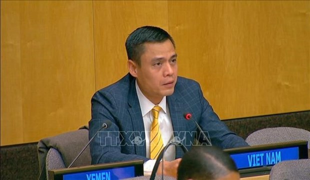 越南常驻联合国代表团团长邓黄江大使。(图:越通社)