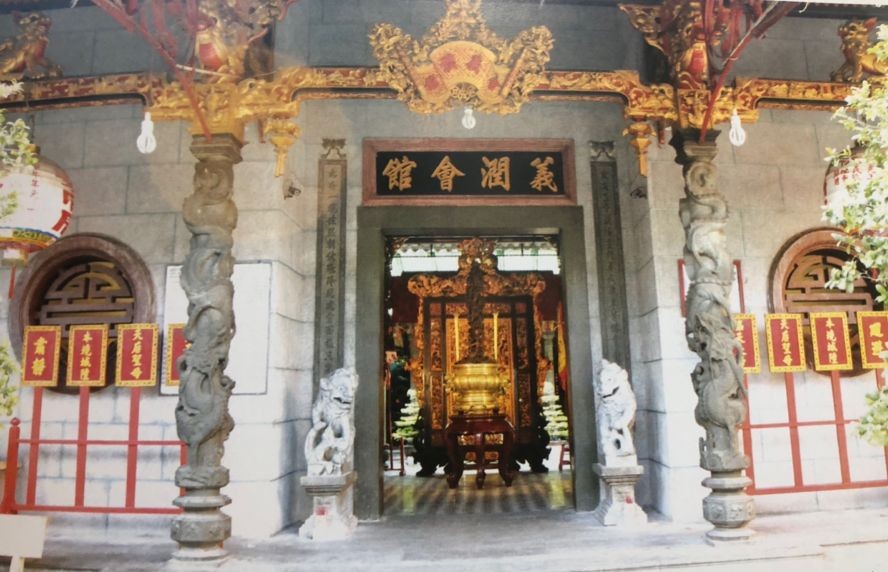 义润会馆特色的建筑。