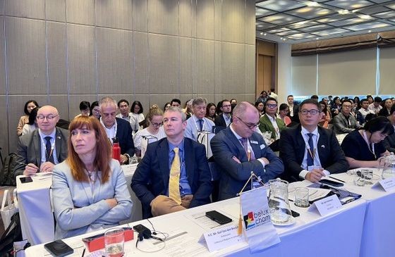 多家欧洲企业出席ESG高级会议，一进步了解本市投资环境。（图：爱云）