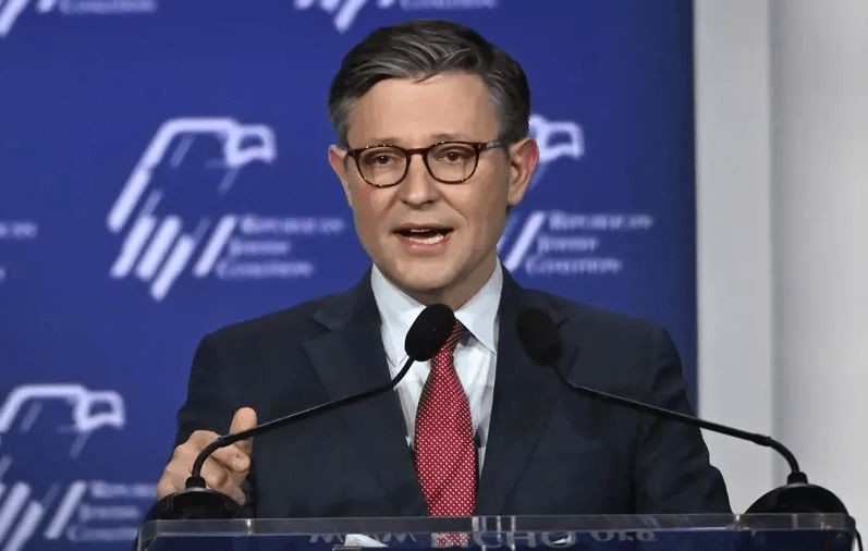 美国众议院议长约翰逊。（图：互联网）