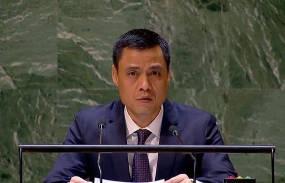 越南常驻联合国代表团团长邓黄江大使。（图：越通社）