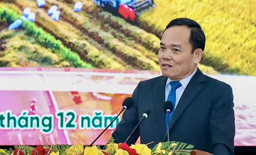 陈留光副总理在会上致词。（图：周英）