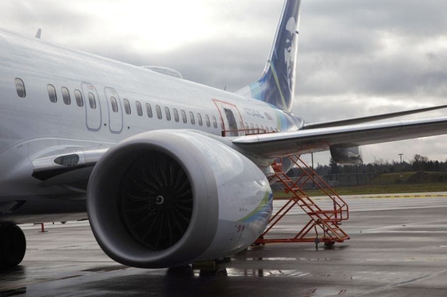 FAA本月初下令停飞全球171架波音737 MAX 9飞机。（图：路透社）