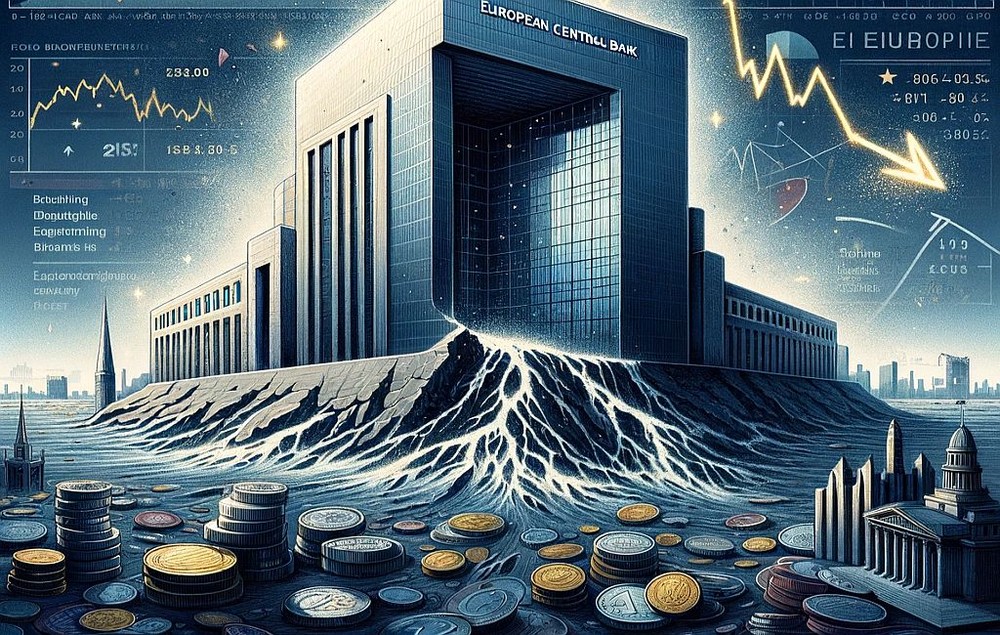 欧洲央行（ECB）22日宣布，去年出现近20年来首见的年度亏损。（示意图：ECB）