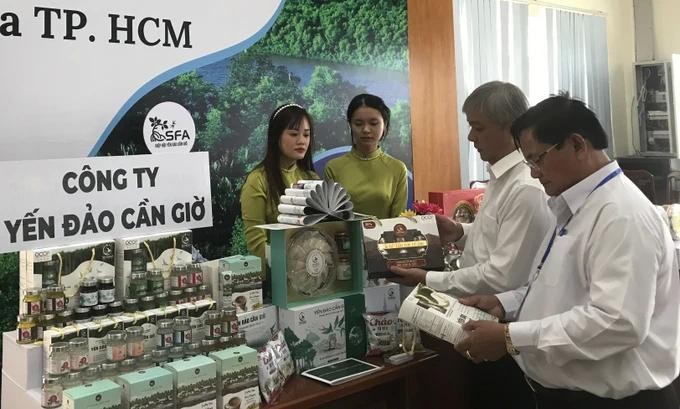 图为芹苴加工的燕窝产品获得四星级OCOP认证。(图:功番)
