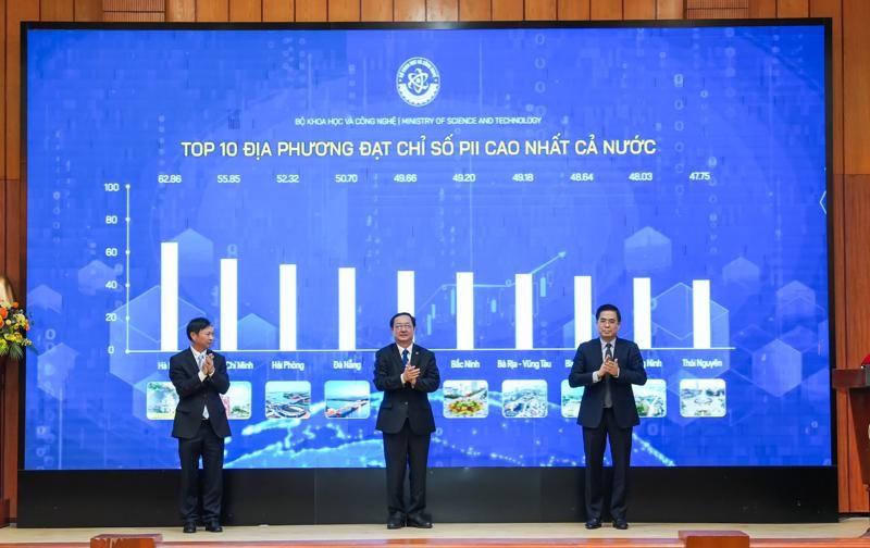 科学技术部领导公布2023年PII指数结果。(图:PV)